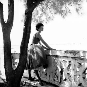 black and white vintage photos - tom palumbo - summer breezes - Bazaar May 1957.jpg
